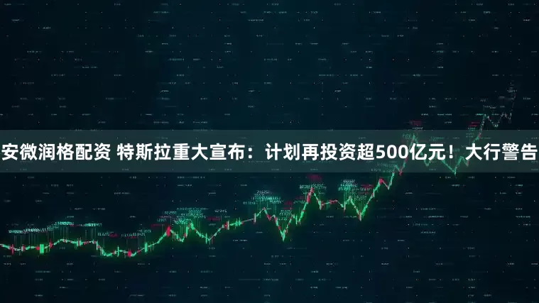 安微润格配资 特斯拉重大宣布：计划再投资超500亿元！大行警告
